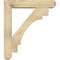 Ekena Millwork Merced Craftsman Rough Sawn Bracket w/ Offset Brace, Douglas Fir, 6"W x 28"D x 32"H BKT0604X28X32MRC04RDF - alternate 2